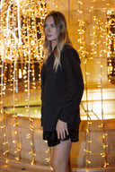 Blazer noir hiver masculin tendance femme épaulette Lio