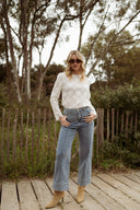 dentelle blanche été femme décolletée dos nu Bonnie