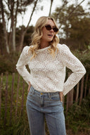 dentelle blanche été femme décolletée dos nu Bonnie