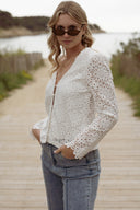 dentelle blanche été femme décolletée dos nu Bonnie