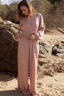 Combinaison fluide été cérémonie femme vieux rose Suzanne