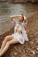 Chemise oversize d'été femme imprimé coquillage Mina