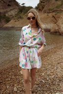 Chemise oversize d'été femme imprimé coquillage Mina