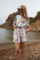 Chemise oversize d'été femme imprimé coquillage Mina