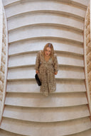 Robe longue femme paillette Edwige fluide hiver tendance