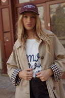 Trench long femme beige tendance loose Come