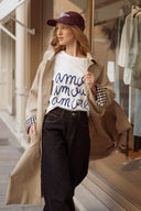 Trench long femme beige tendance loose Come