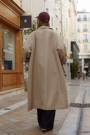 Trench long femme beige tendance loose Come
