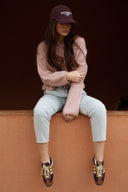 Gilet femme hiver rose pale tendance Nino doux et chaud