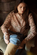 Chemise imprimée femme fluide hiver femme Clivia