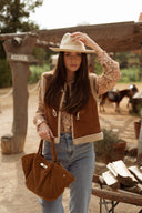 Veste sans manches effet daim camel intérieur fourré femme hiver tendance mode Julia