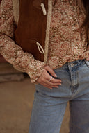 Chemise imprimée femme fluide hiver femme Clivia