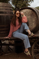 Gilet femme hiver vieux rose tendance Nino doux et chaud