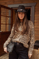 Pull léopard femme Harlem laine fin chaud hiver tendance