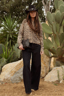 Pull léopard femme Harlem laine fin chaud hiver tendance