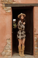 Combishort tendance hiver femme kaki oversize manches longues Féroé