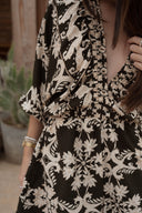 Combishort tendance hiver femme kaki oversize manches longues Féroé