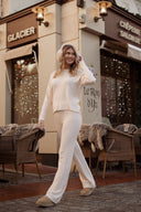 Ensemble homeward sport comfy beige femme printemps hiver Jessee