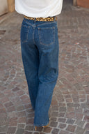 Jean large femme taille haute délavé tendance Baldwin