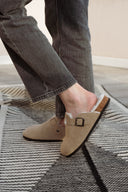 Mules femme beige fourrées Pippa