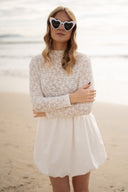 Robe de mariée dentelle courte civil tendance rétro bohème Maxine