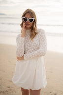 Robe de mariée dentelle courte civil tendance rétro bohème Maxine