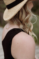 Robe longue en lin femme noire découpée été cérémonie Ninon