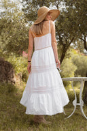 Robe longue bohème femme été blanche Serine