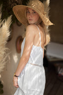 Robe longue bohème femme été blanche Serine