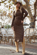 Robe Tee-shirt léopard femme hiver Sidonie