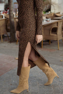 Robe Tee-shirt léopard femme hiver Sidonie