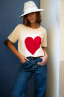 Tee shirt coeur femme Theophile Lucie star ac