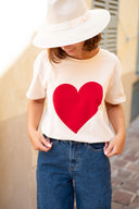 Tee shirt coeur femme Theophile Lucie star ac