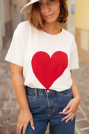 Tee shirt coeur femme Theophile Lucie star ac