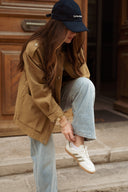 Veste workwear femme barn jacket camel Hailey