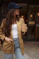 Veste workwear femme barn jacket camel Hailey