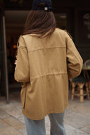 Veste workwear femme barn jacket camel Hailey