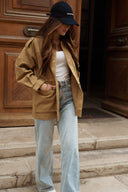 Veste workwear femme barn jacket camel Hailey