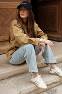 Veste workwear femme barn jacket camel Hailey