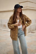 Veste workwear femme barn jacket camel Hailey