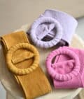 Ceinture en daim fushia femme Lilou