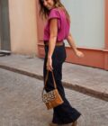 Jean flare brut femme Dean