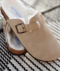 Mules femme beige fourrées Pippa