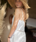 Robe longue bohème femme été blanche Serine