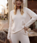 Ensemble homeward sport comfy beige femme printemps hiver Jessee