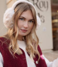 Gilet sans manches vintage polaire bordeaux hiver femme Ambroise American
