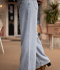 Jean large femme Bondi bleu clair été tendance