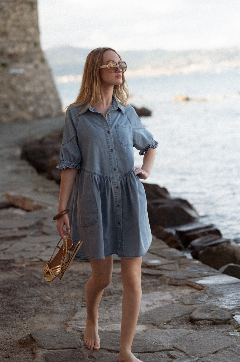 Robe en jean courte femme été Millie